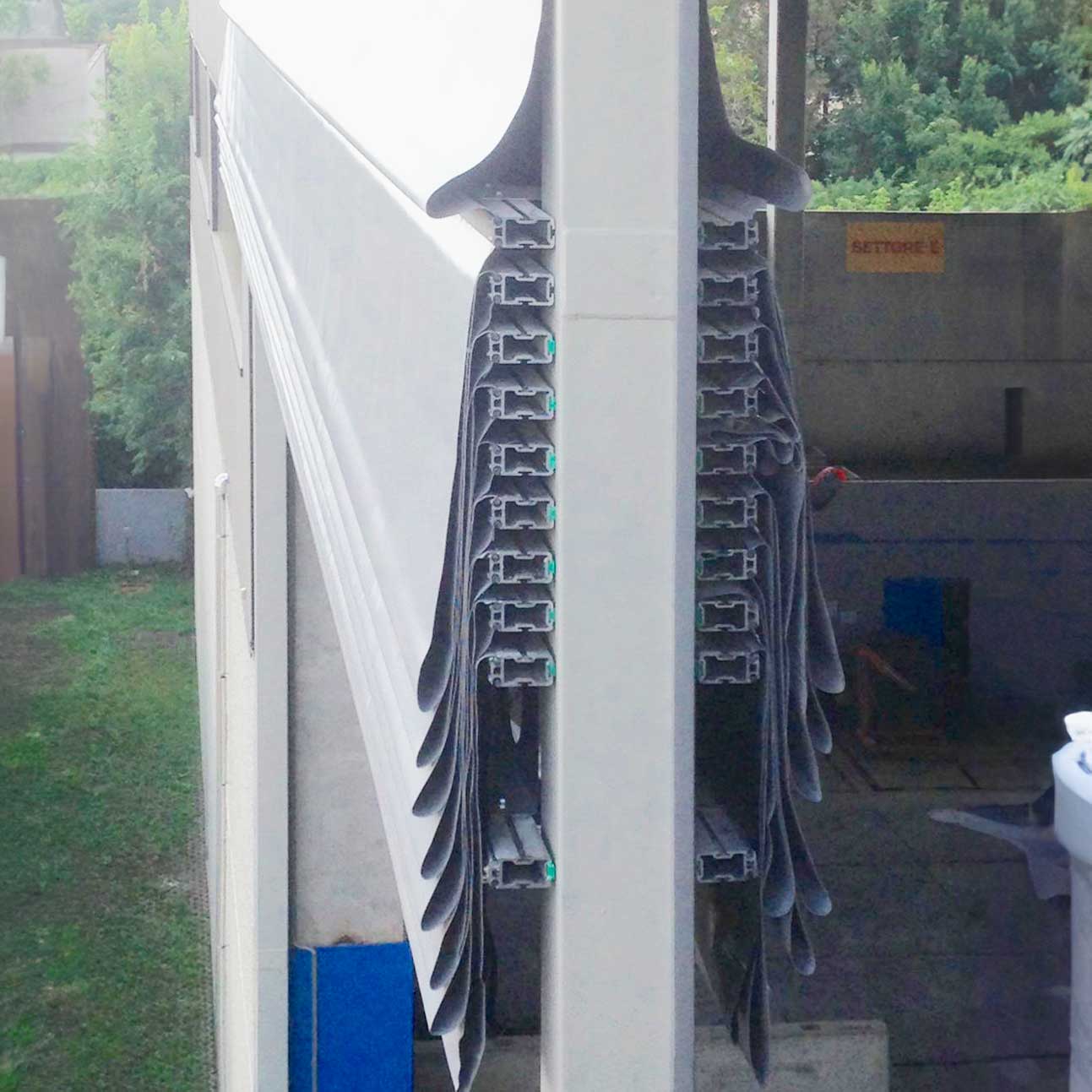 Portalp porte industrielle souple empilable très grande dimension