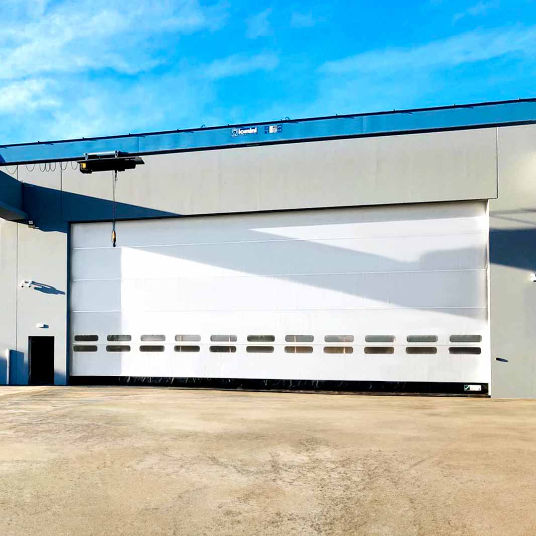 Portalp porte industrielle souple empilable très grande dimension