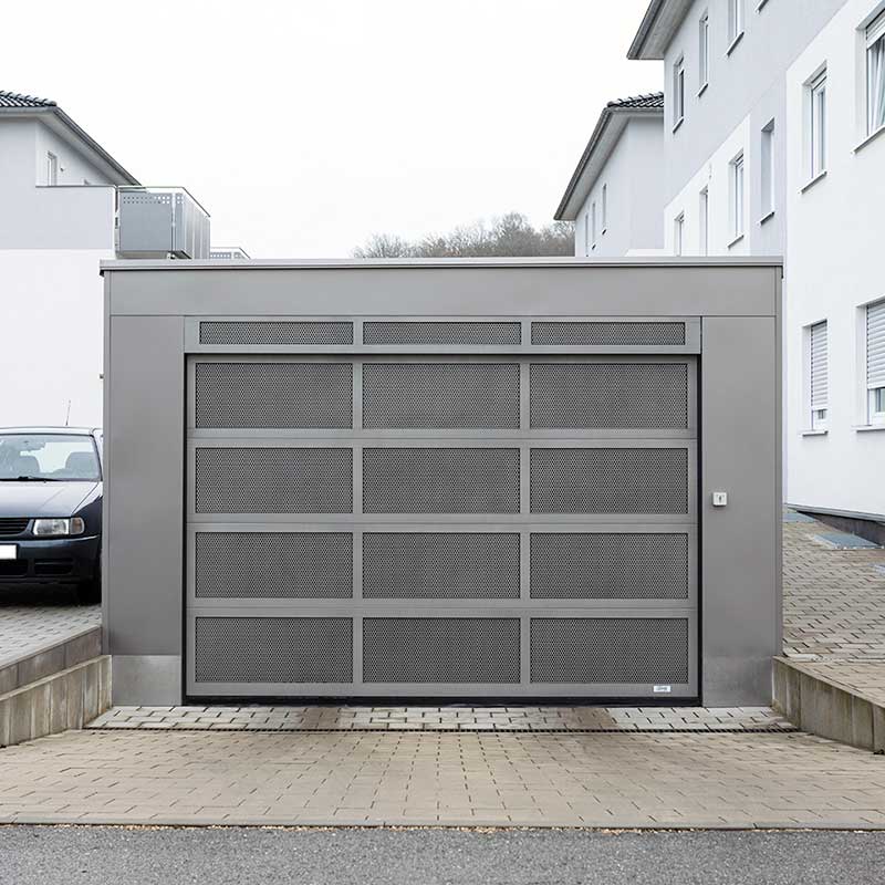 Portalp porte sectionnelle Alpha Deuren parking