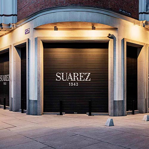Rideau métallique d'un magasin