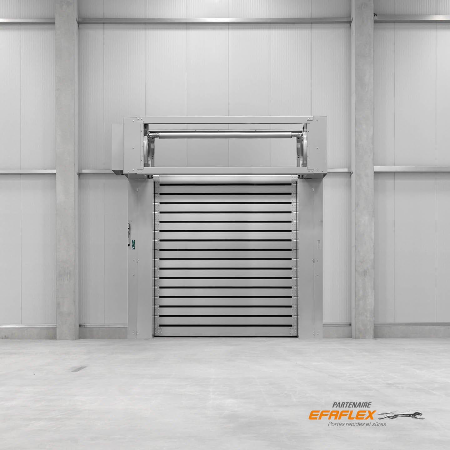 Portalp porte rigide anti effraction SST Secure Efaflex RC3 RC4, fermée