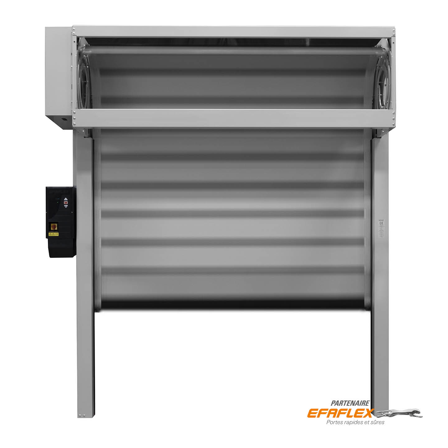 Portalp porte rigide anti effraction SST Efficient Efaflex RC2 en mouvement, ouverture