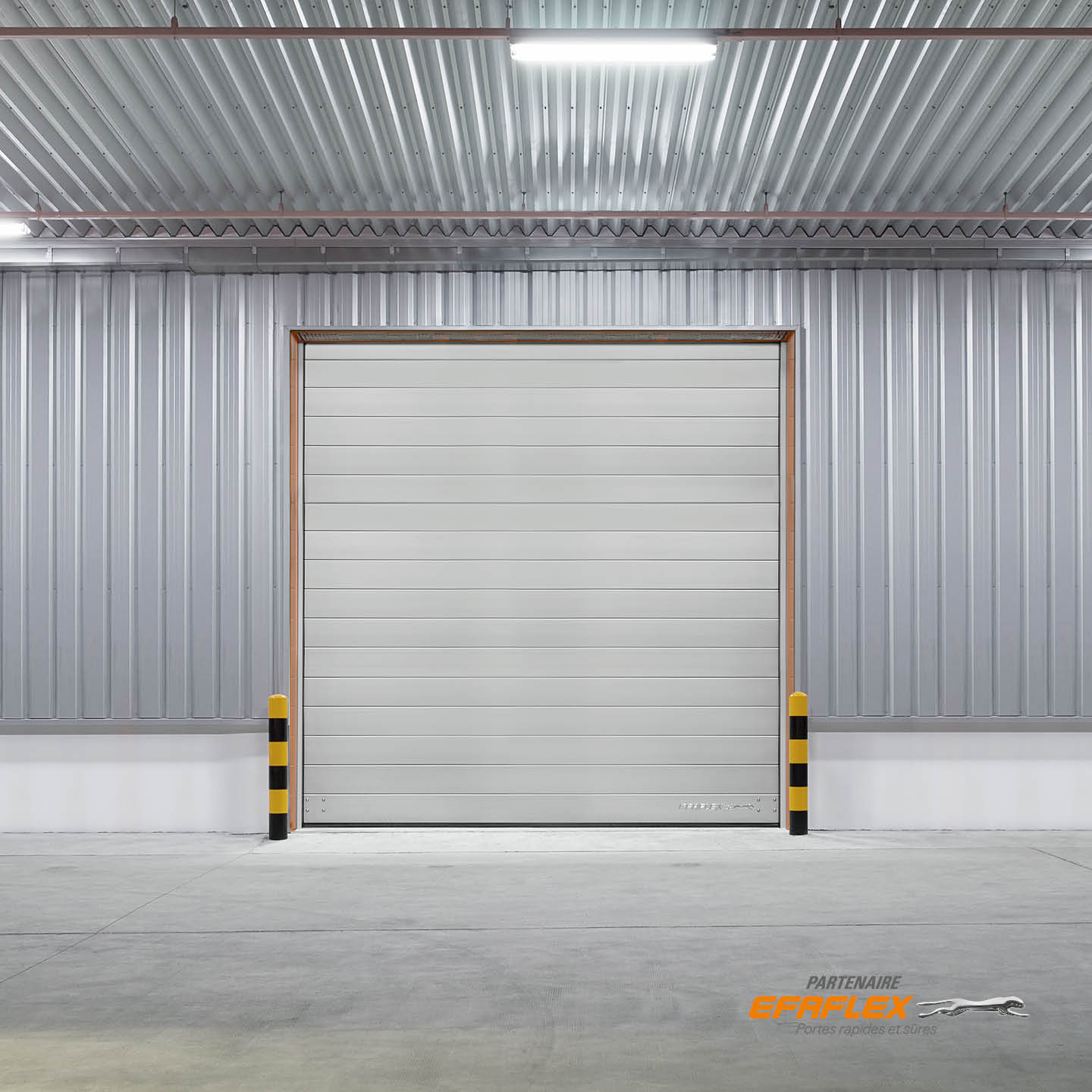 Portalp porte rigide anti effraction SST Secure Efaflex RC3 RC4, fermée