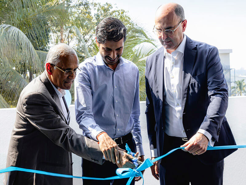 Inauguration Portalp Ambica en Inde