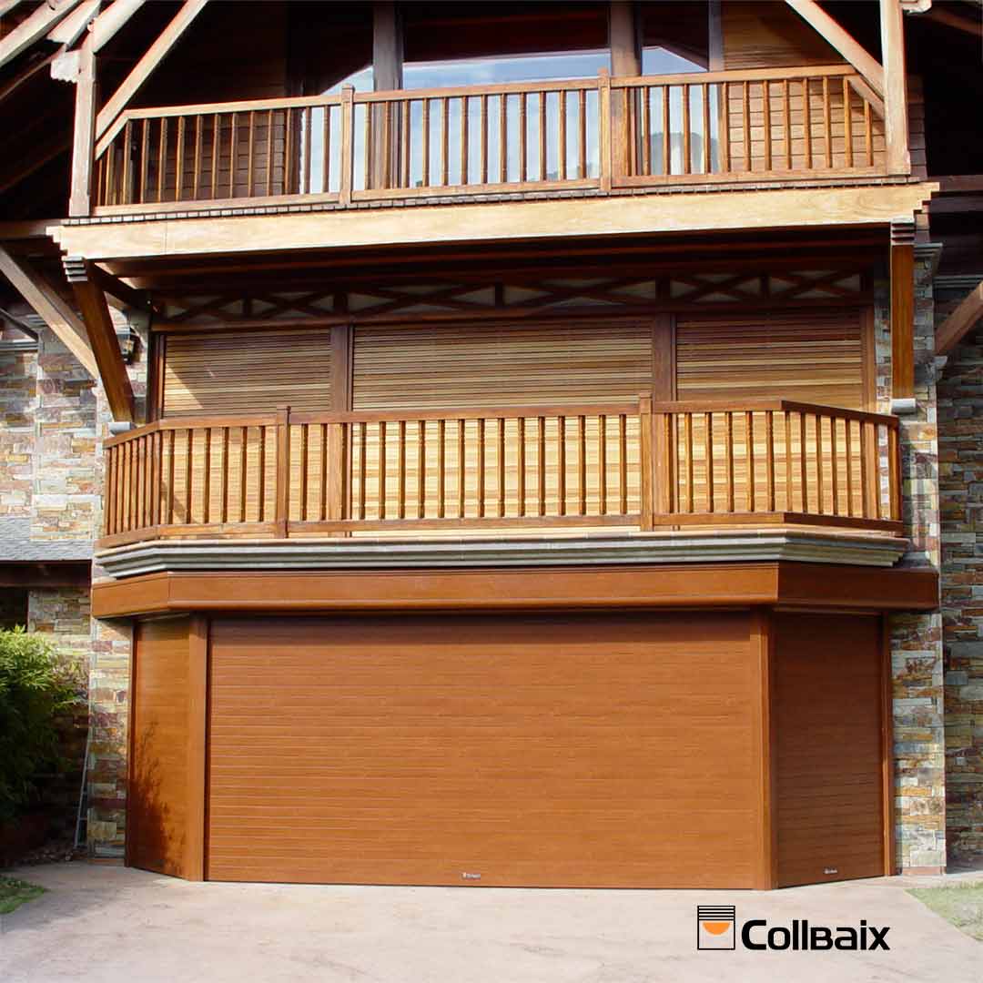 Rideau isolé chalet