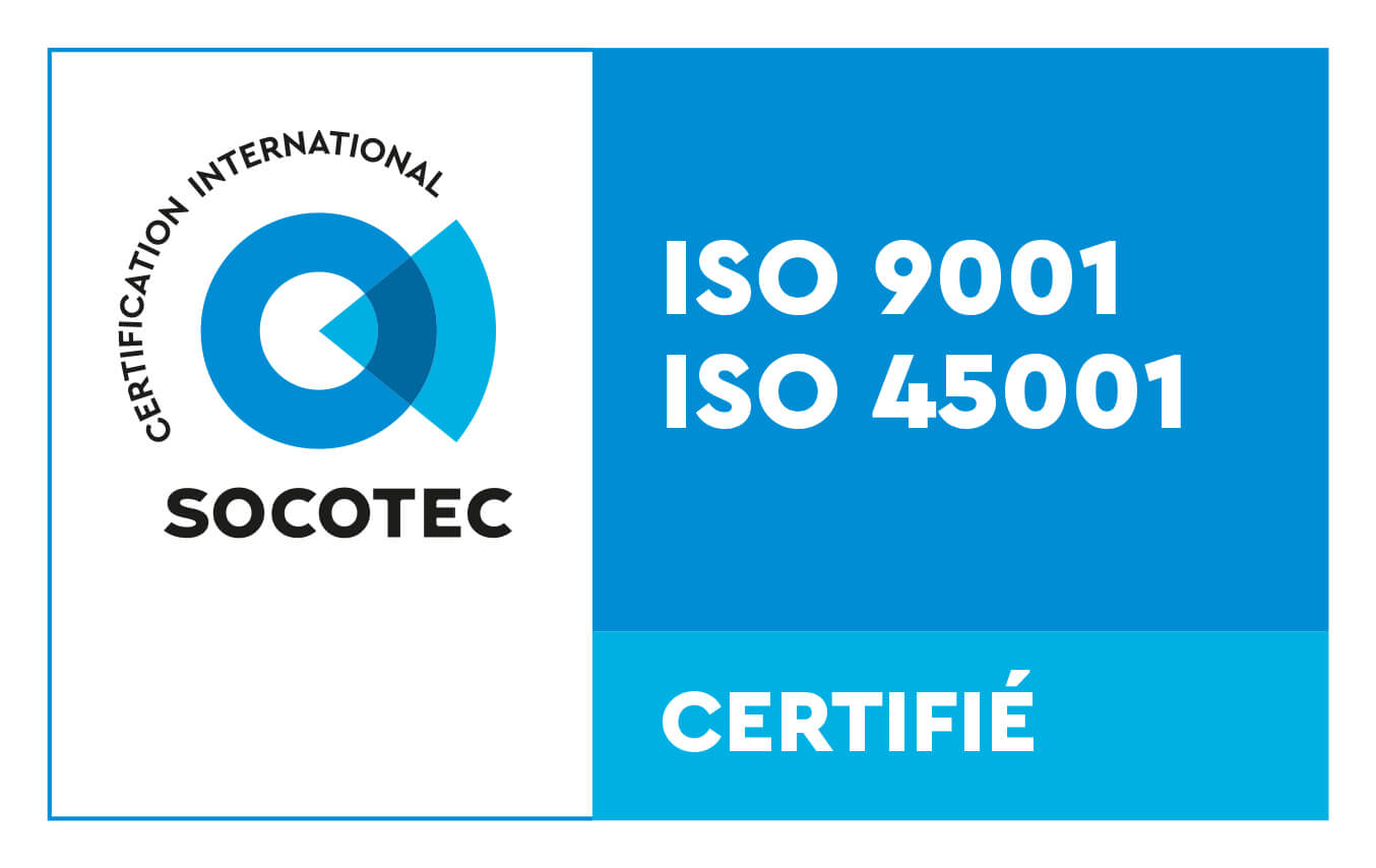 Logo Socotec Iso 9001 / Iso 45001